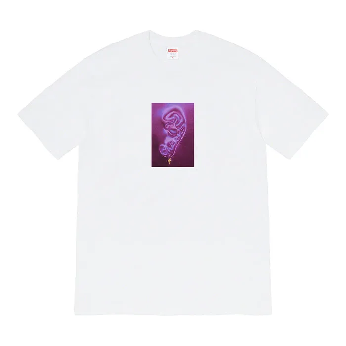 Supreme Ear Tee- White