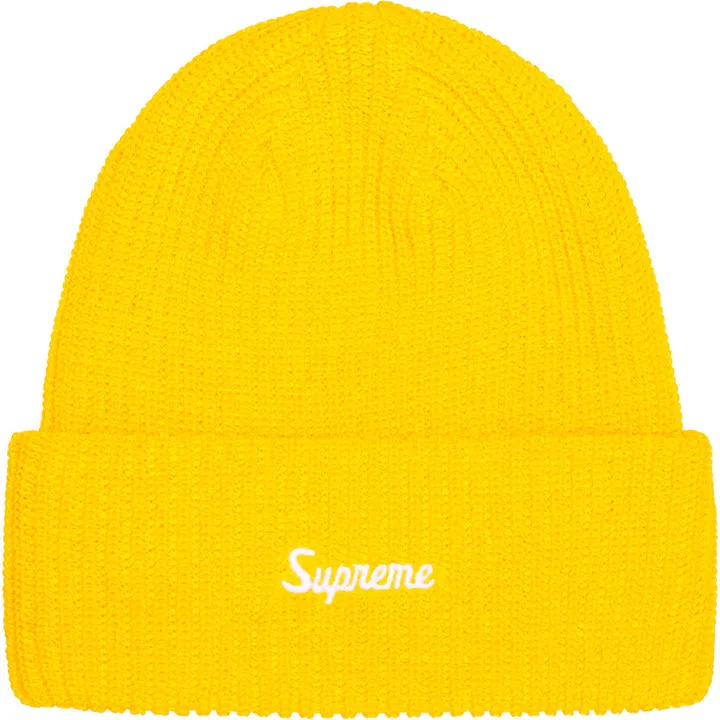 Supreme "Loose Gauge" Beanie Yellow