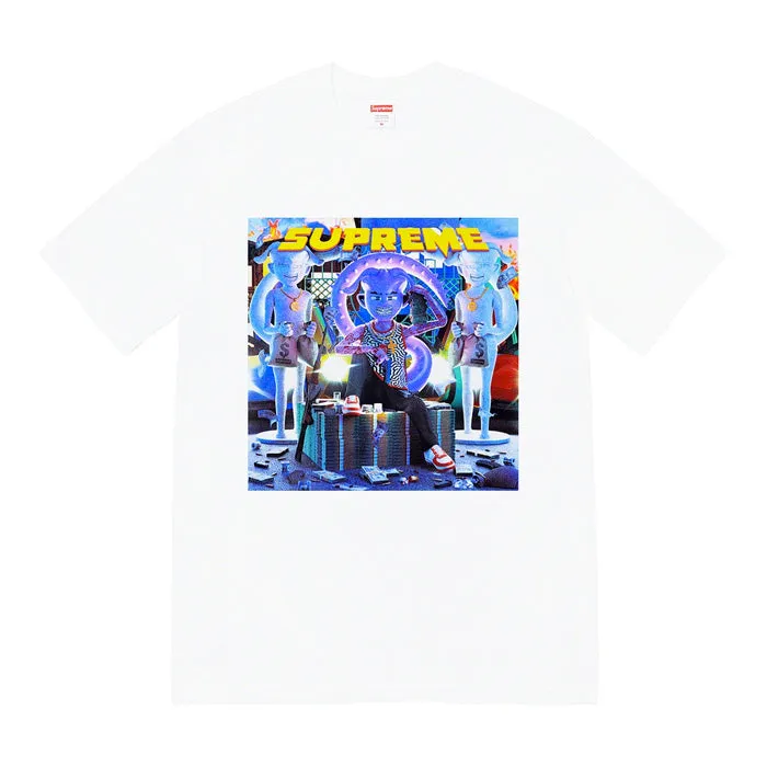 Supreme Richest Tee- White