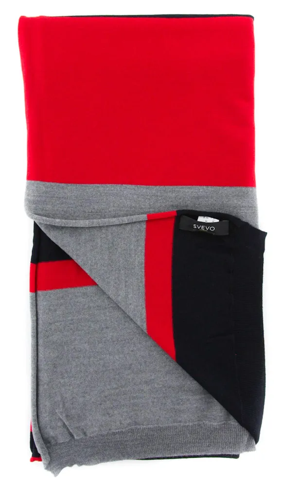 Svevo Parma Gray Wool Scarf