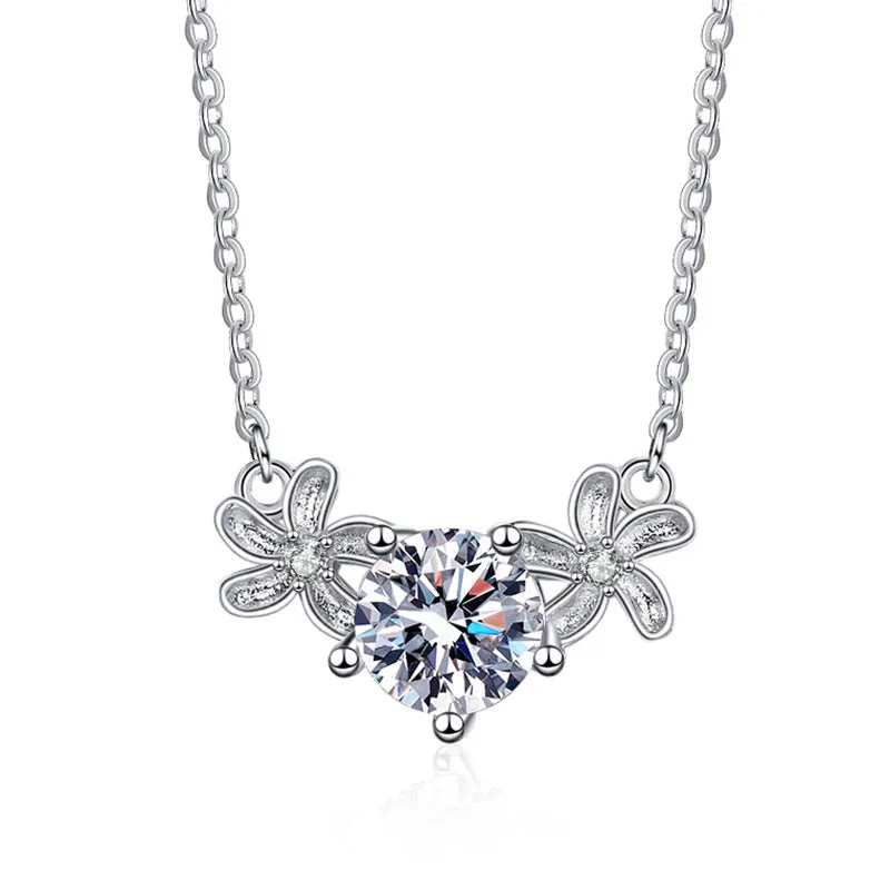 Sweet Daisy Moissanite Necklace