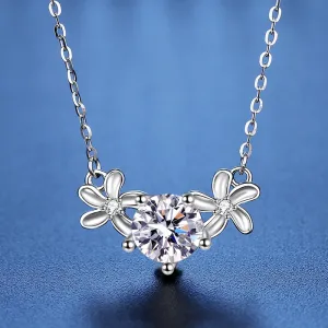Sweet Daisy Moissanite Necklace
