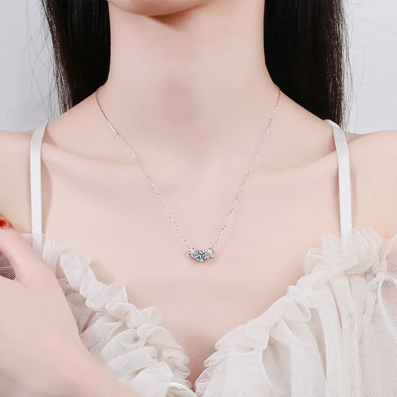 Sweet Daisy Moissanite Necklace