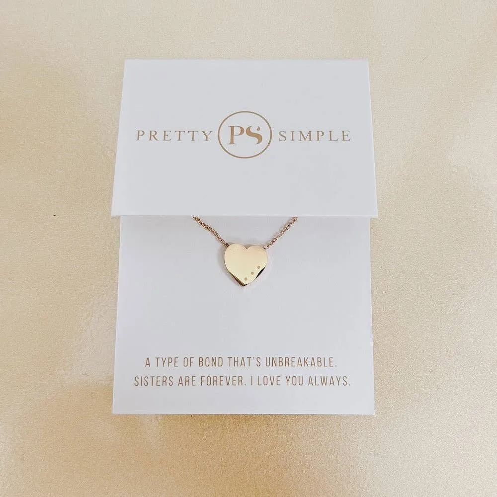 Sweet Heart Gift Necklace - WATERPROOF