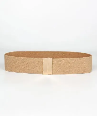 Symmetrical Buckle Wide Belt