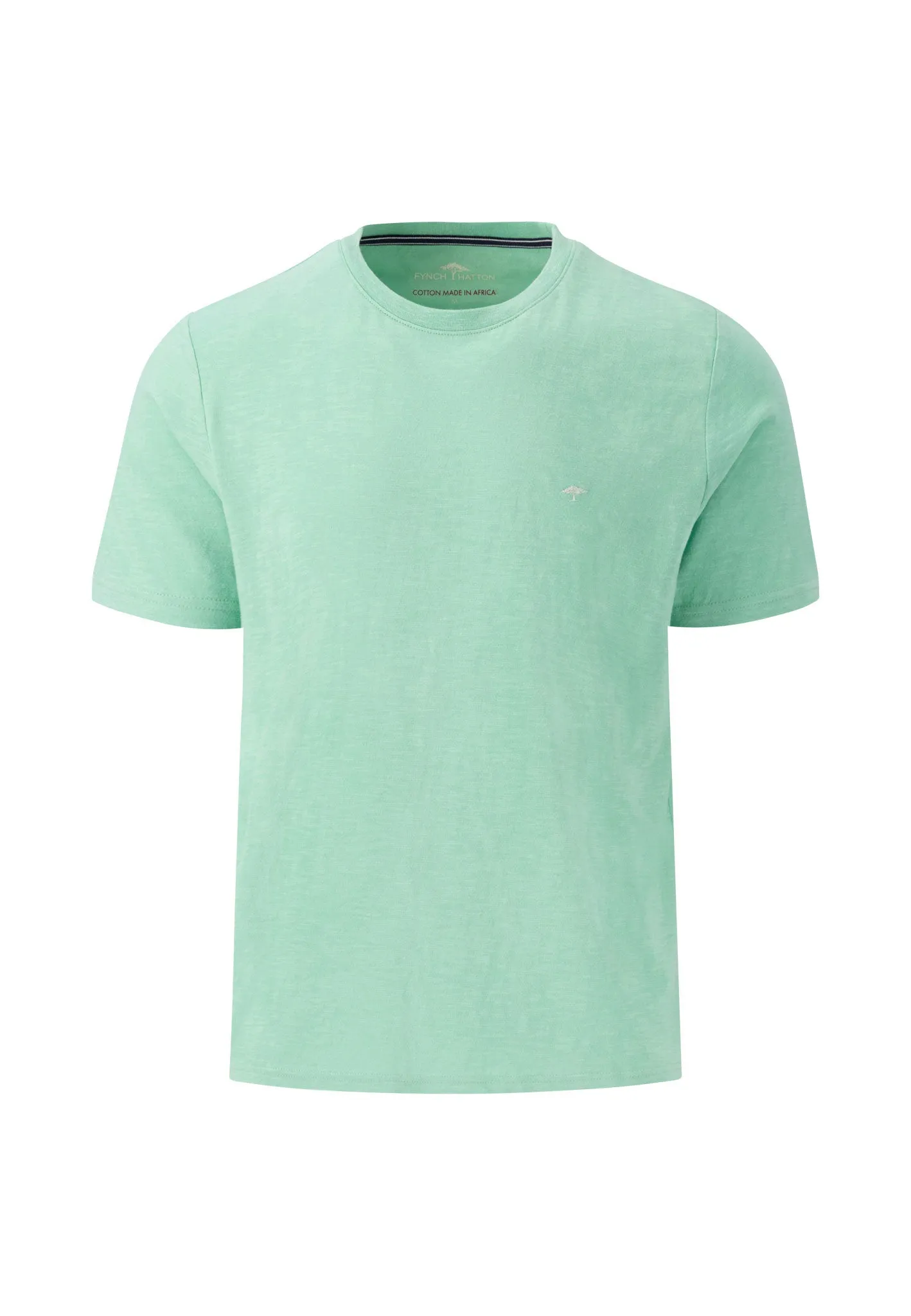 T-Shirt aus Baumwolle mit Rundhalsausschnitt und Logo Detail