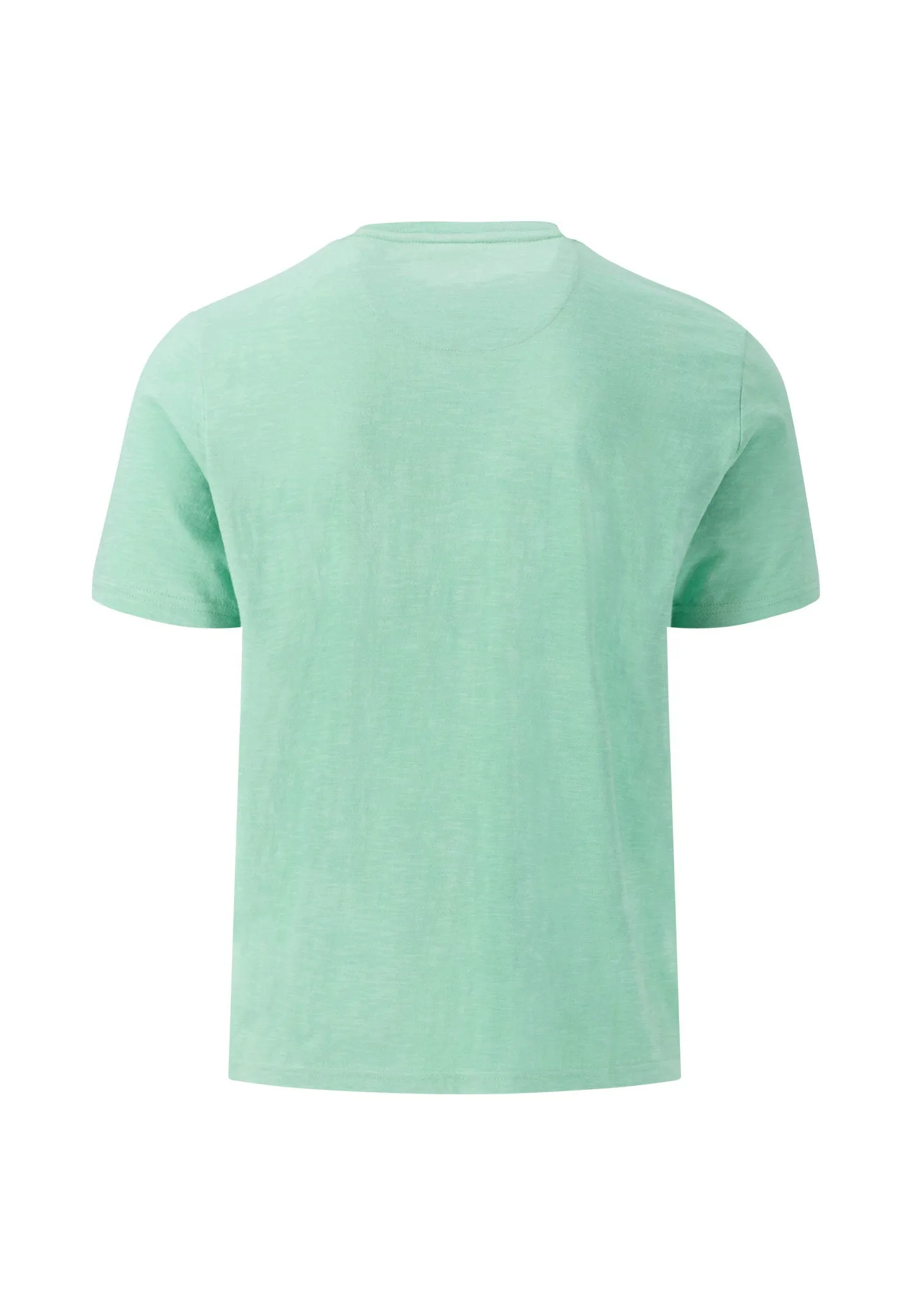 T-Shirt aus Baumwolle mit Rundhalsausschnitt und Logo Detail