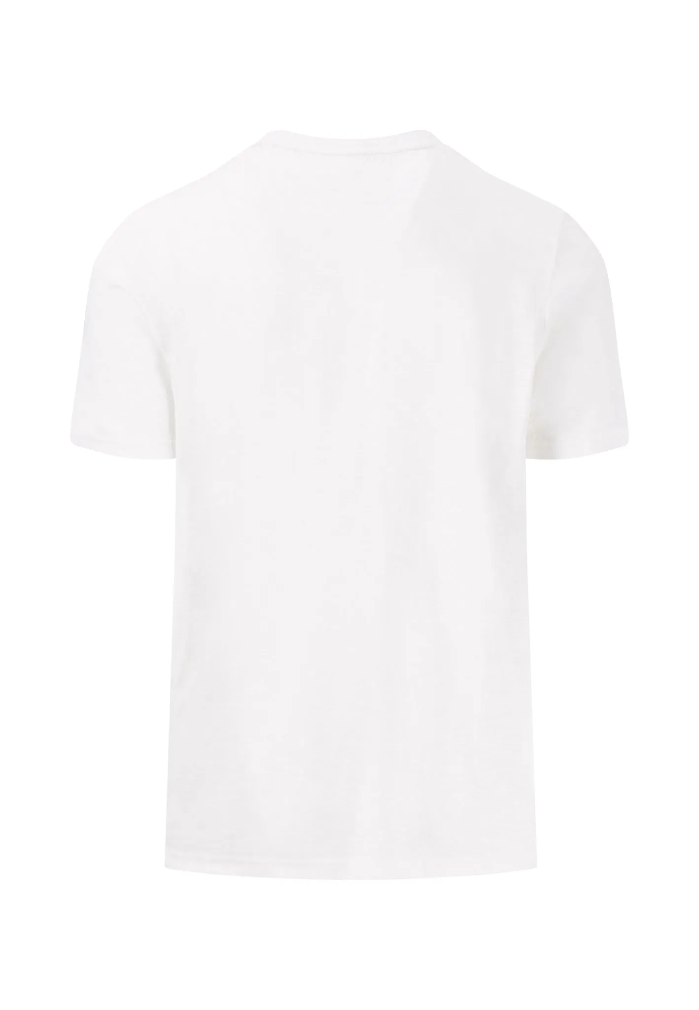 T-Shirt aus Baumwolle mit Rundhalsausschnitt und Logo Detail