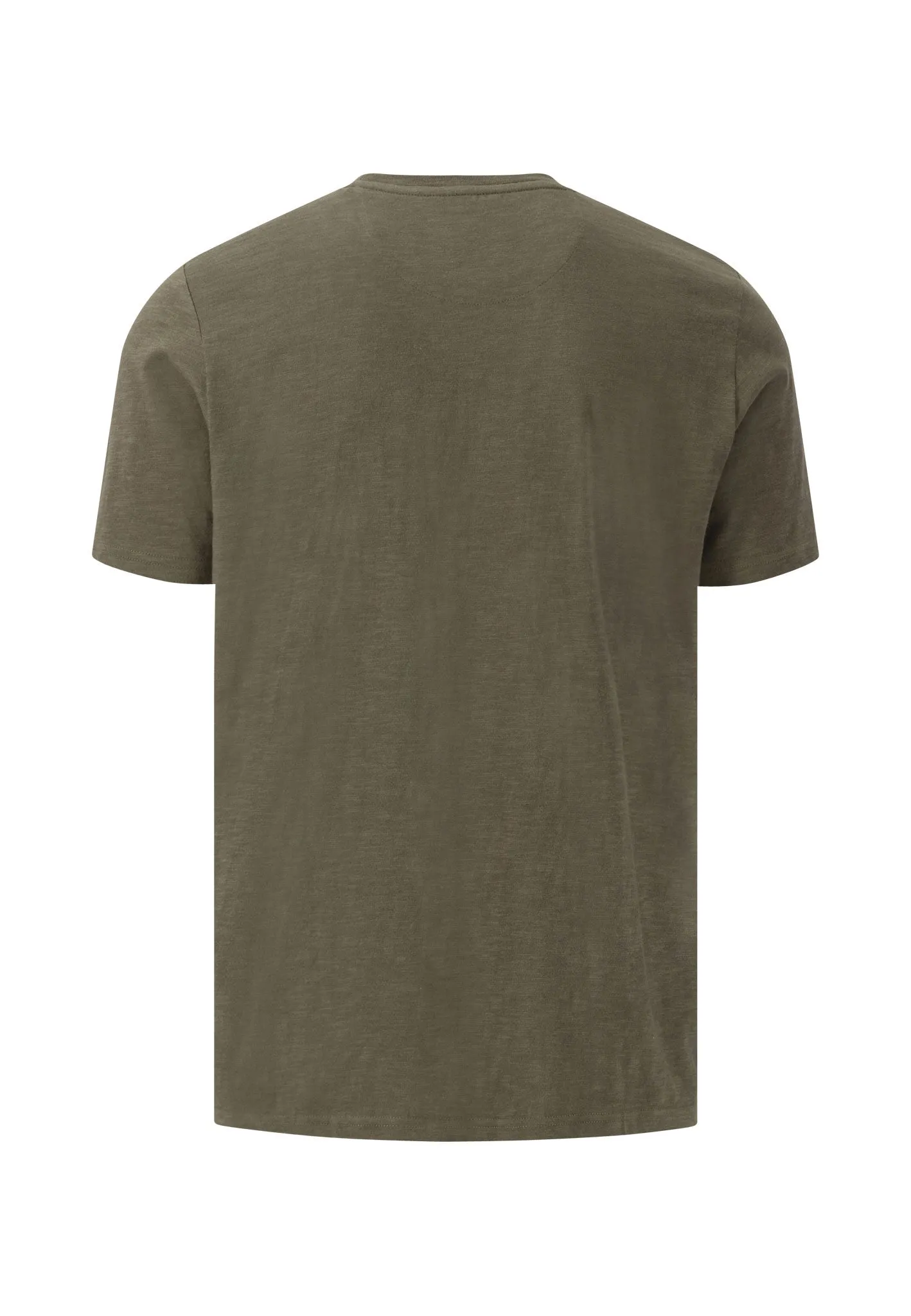 T-Shirt aus Baumwolle mit Rundhalsausschnitt und Logo Detail