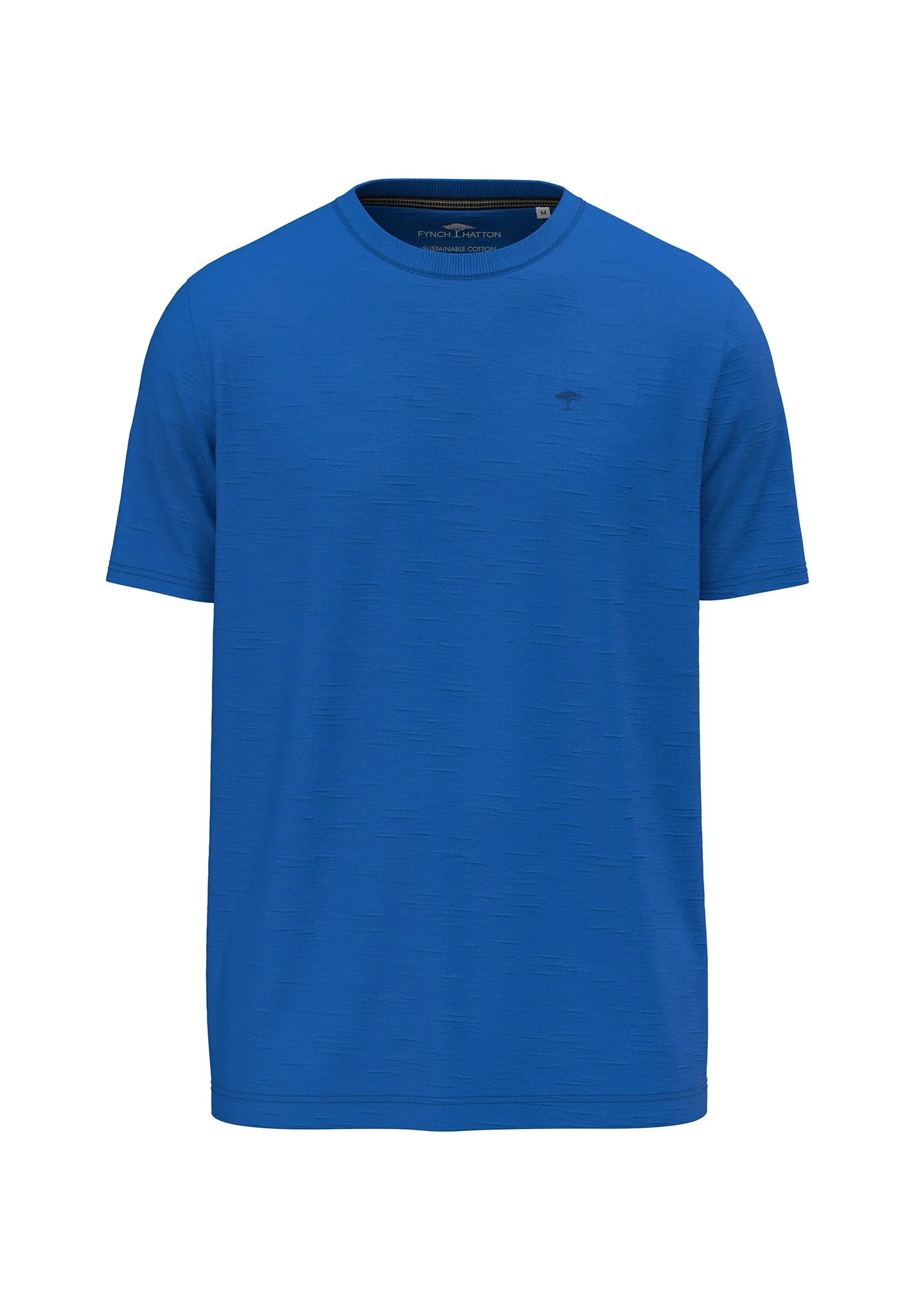 T-Shirt aus Baumwolle mit Rundhalsausschnitt und Logo Detail