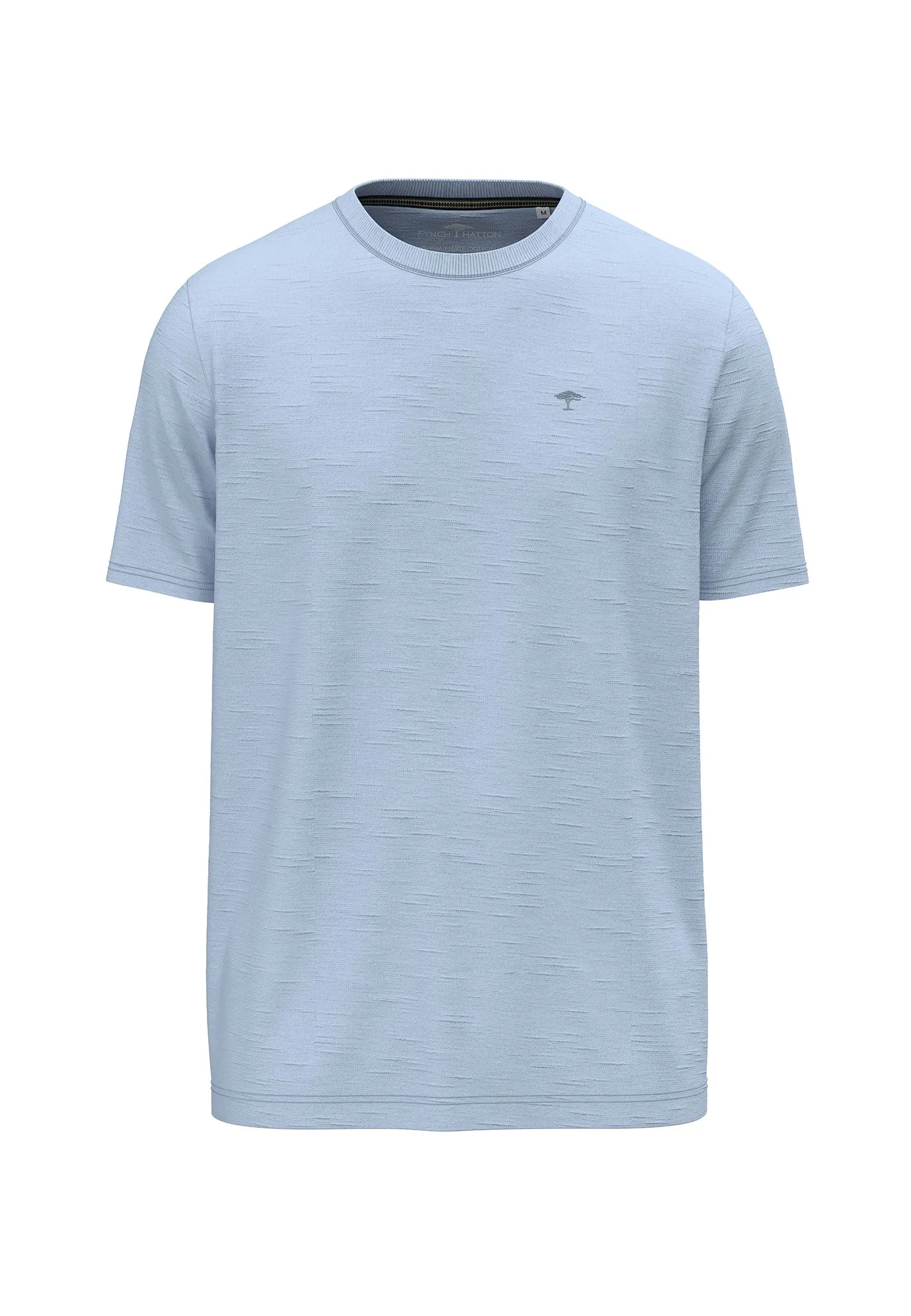 T-Shirt aus Baumwolle mit Rundhalsausschnitt und Logo Detail