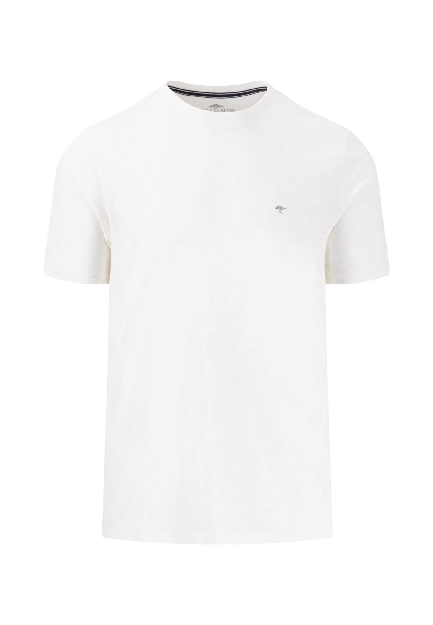 T-Shirt aus Baumwolle mit Rundhalsausschnitt und Logo Detail