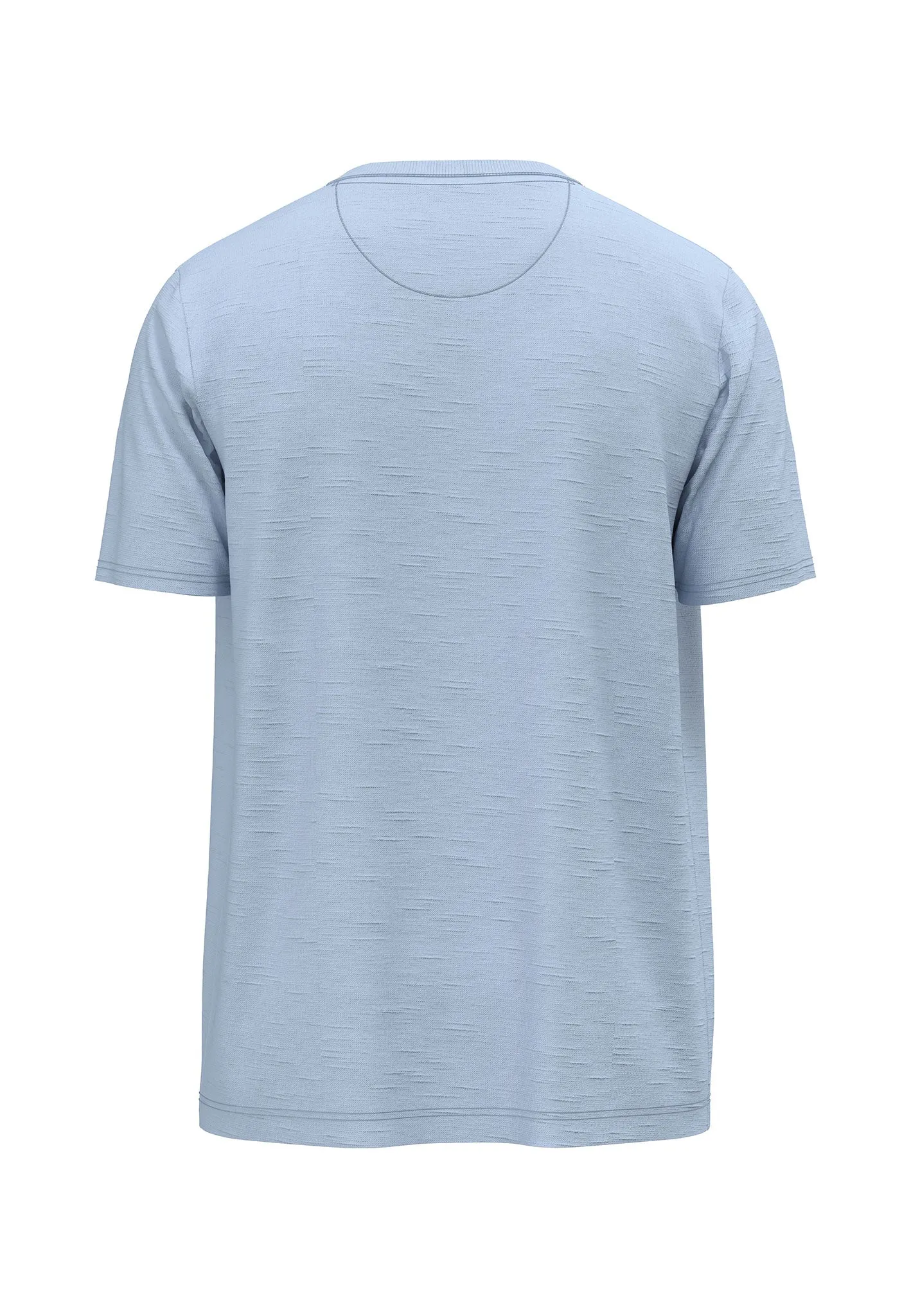 T-Shirt aus Baumwolle mit Rundhalsausschnitt und Logo Detail