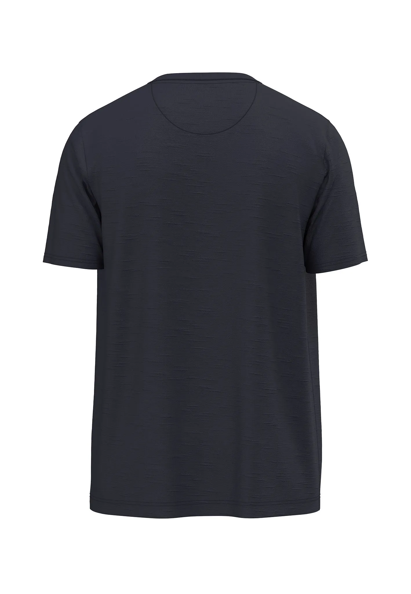 T-Shirt aus Baumwolle mit Rundhalsausschnitt und Logo Detail