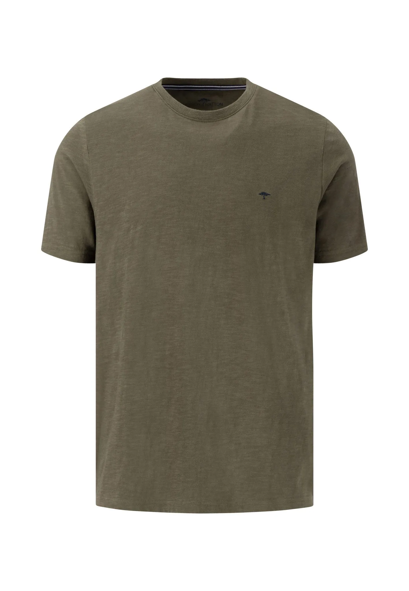 T-Shirt aus Baumwolle mit Rundhalsausschnitt und Logo Detail