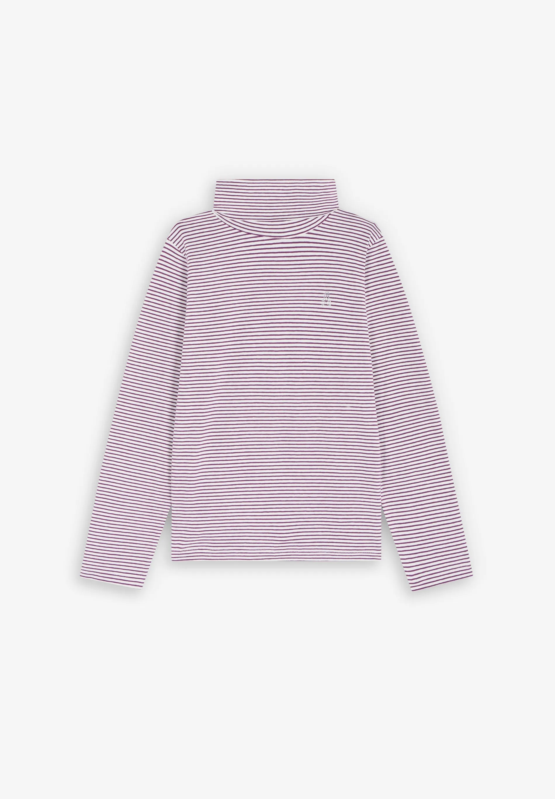 T-SHIRT GOLA ÀS RISCAS