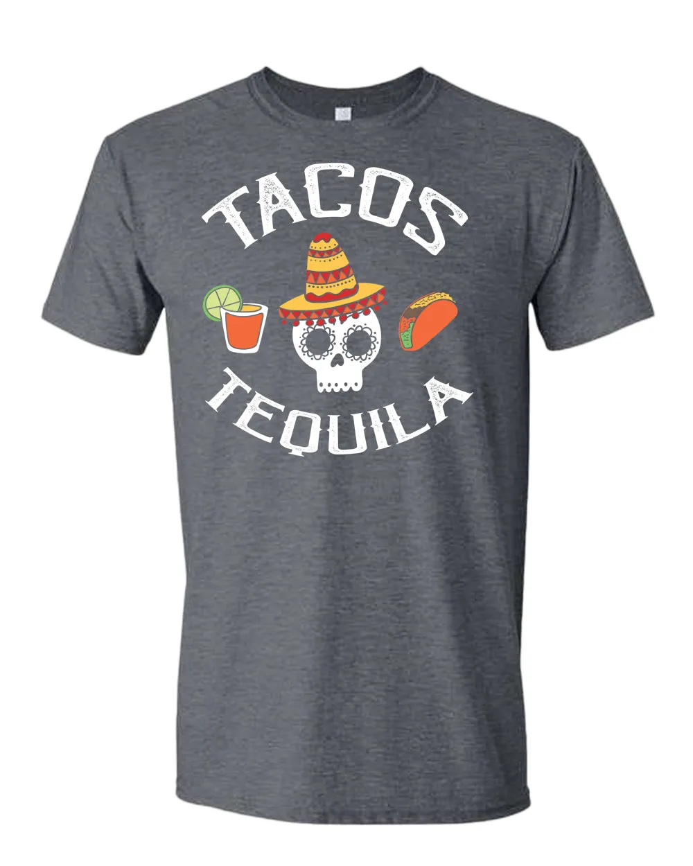 Tacos tequila t-shirt, drinking tees