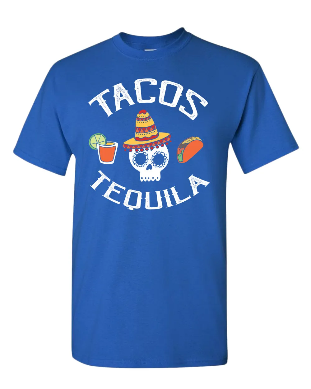 Tacos tequila t-shirt, drinking tees