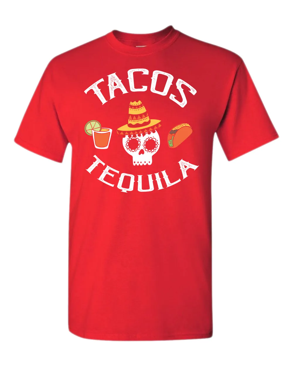 Tacos tequila t-shirt, drinking tees