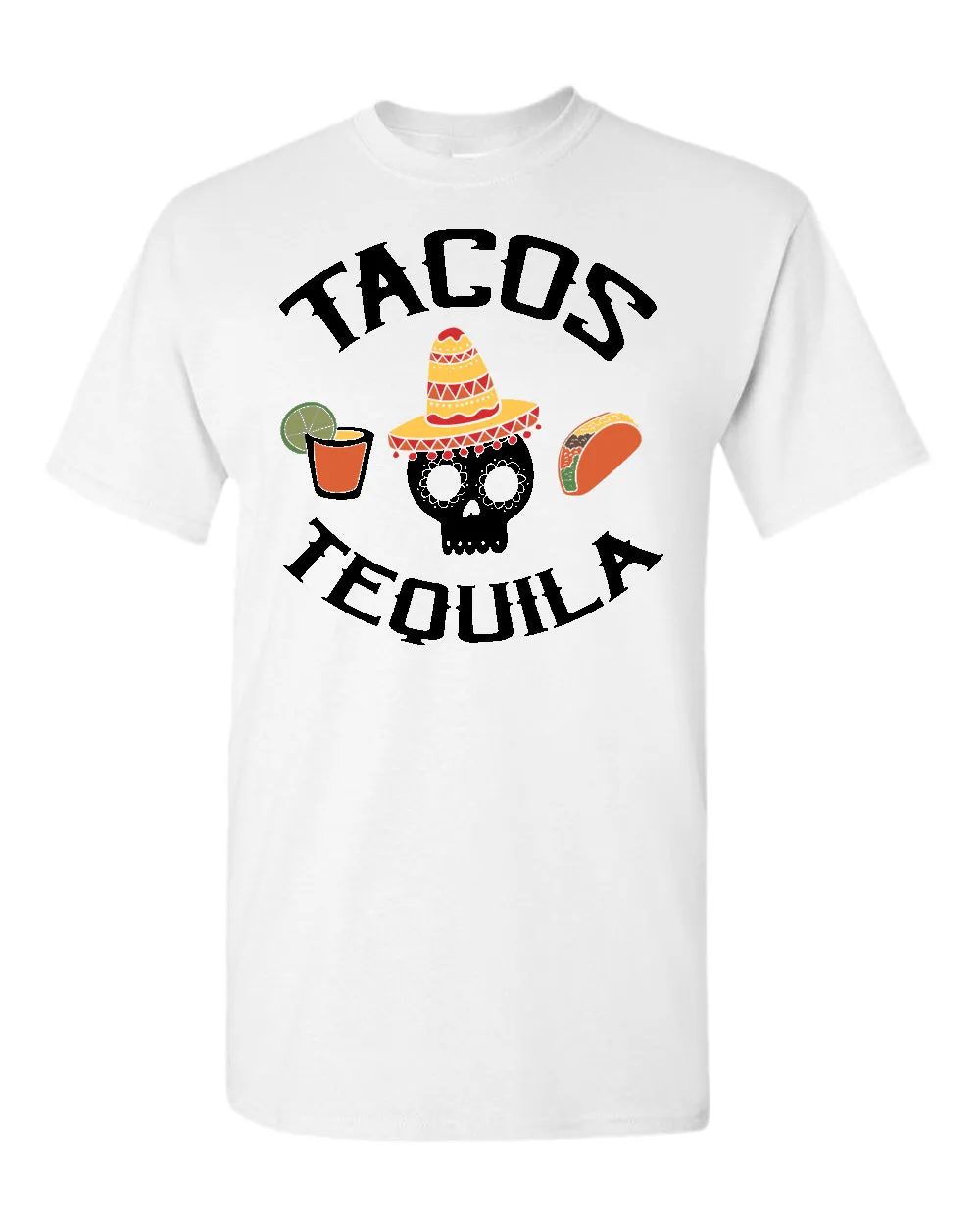 Tacos tequila t-shirt, drinking tees