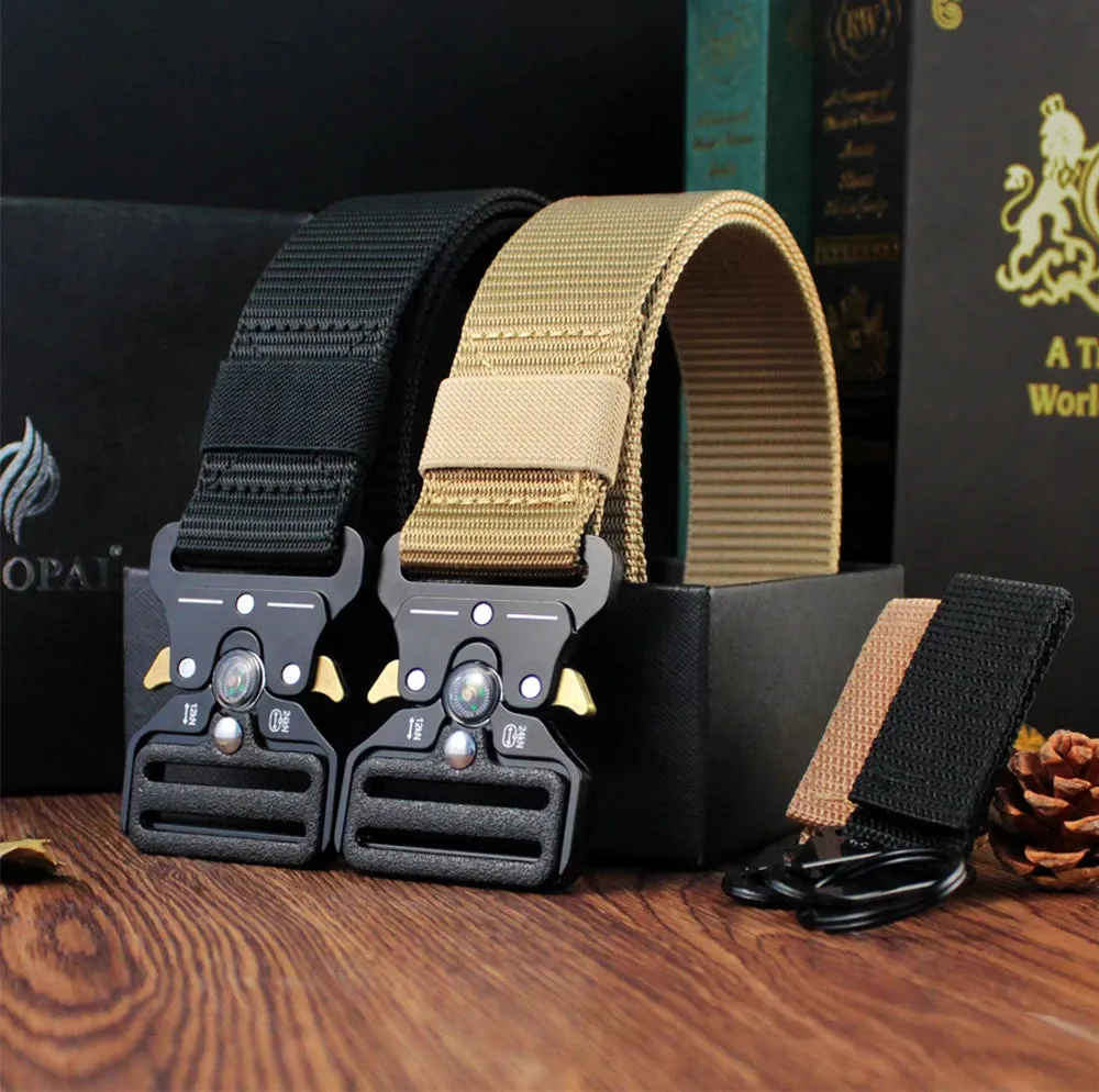 Tactical Compass Belt for Men