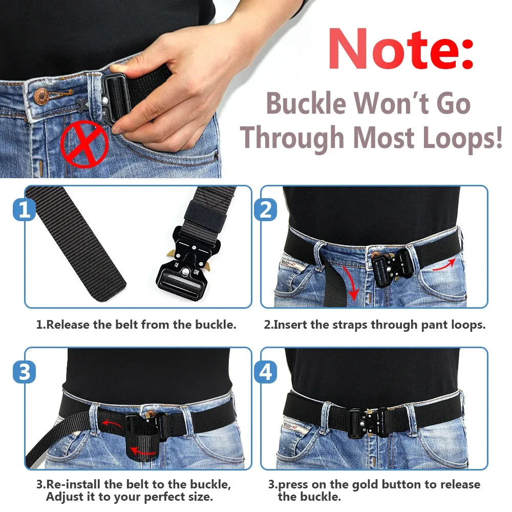 Tactical Compass Belt for Men