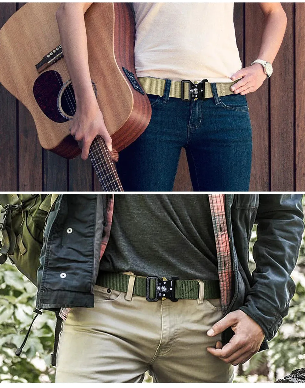 Tactical Compass Belt for Men