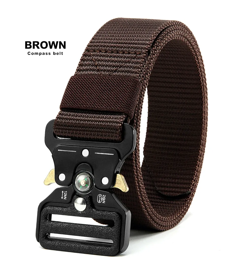 Tactical Compass Belt for Men