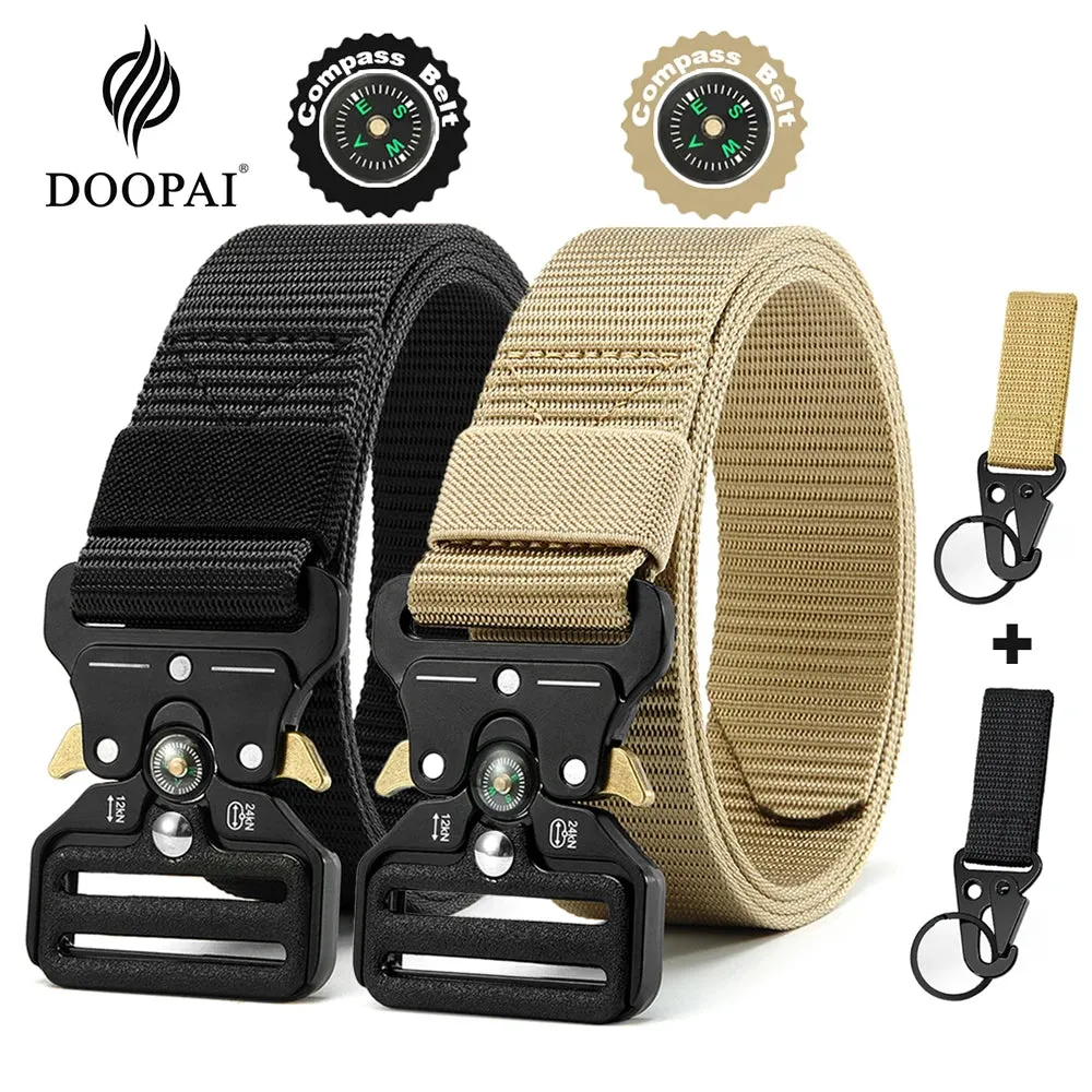 Tactical Compass Belt for Men