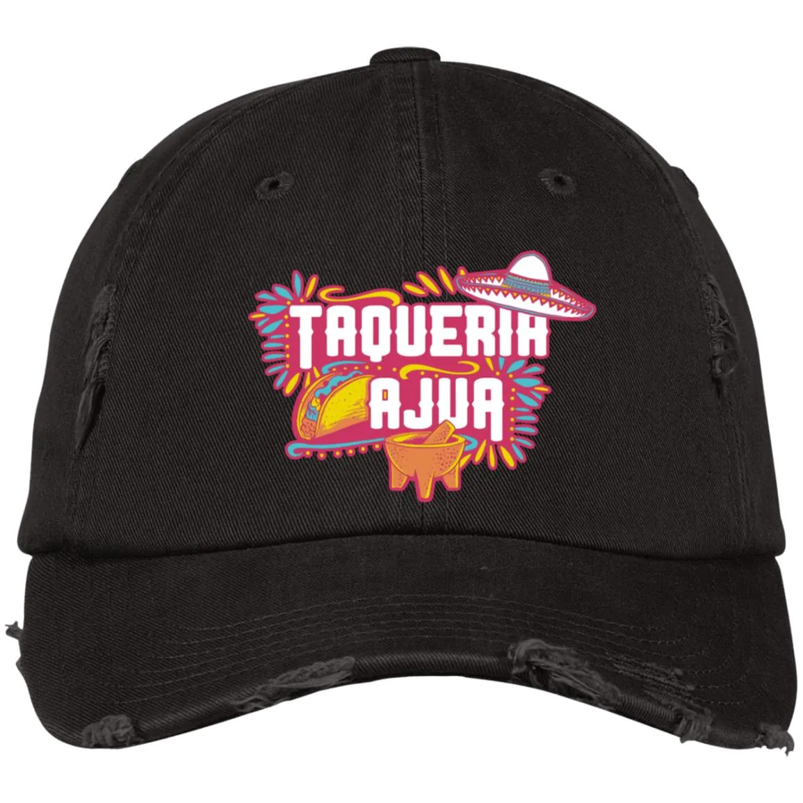 Taqueria Ajua Distressed Dad Cap