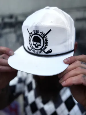 TDC SKULL GOLF WHITE HAT