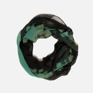 Teal Chiffon Scarf