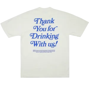 Thank You For Drinking Tee - Blue