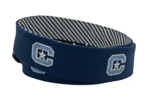 The Citadel Officially Licensed Logo Navy Canvas Belt