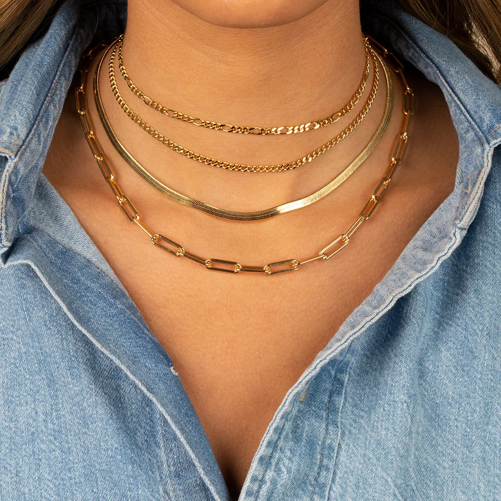 The Classic Chain Necklace Combo Set