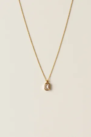 The Classics Emerald-cut Diamond Pendant Necklace