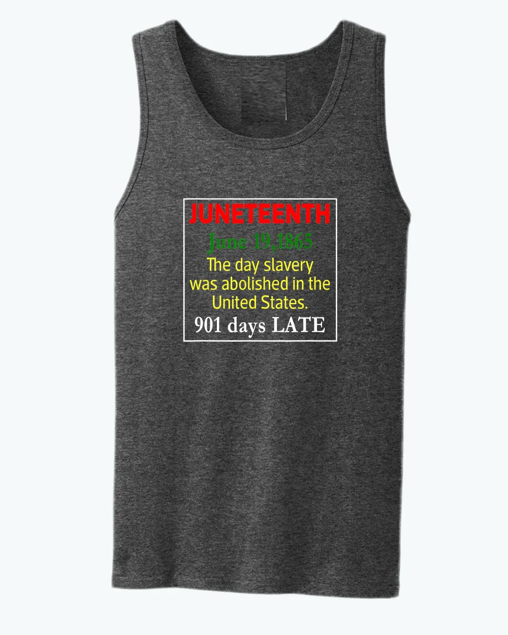 The day slavery was abolished in USA tank top, juneteenth tank tops