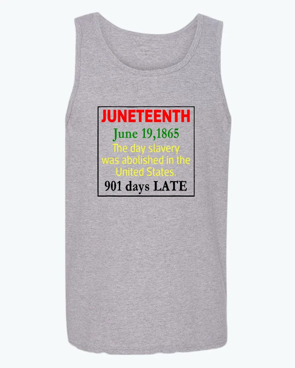 The day slavery was abolished in USA tank top, juneteenth tank tops