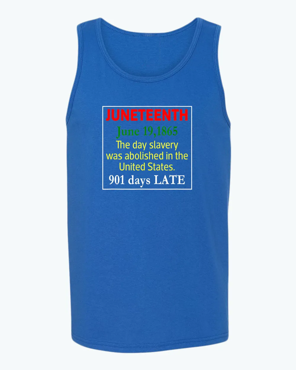 The day slavery was abolished in USA tank top, juneteenth tank tops