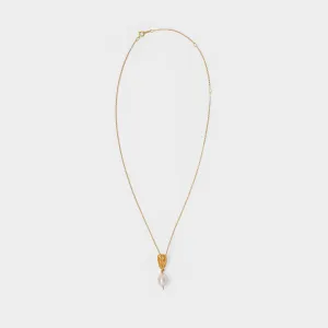 The Human Nature Necklace in Gold Plated Bronze