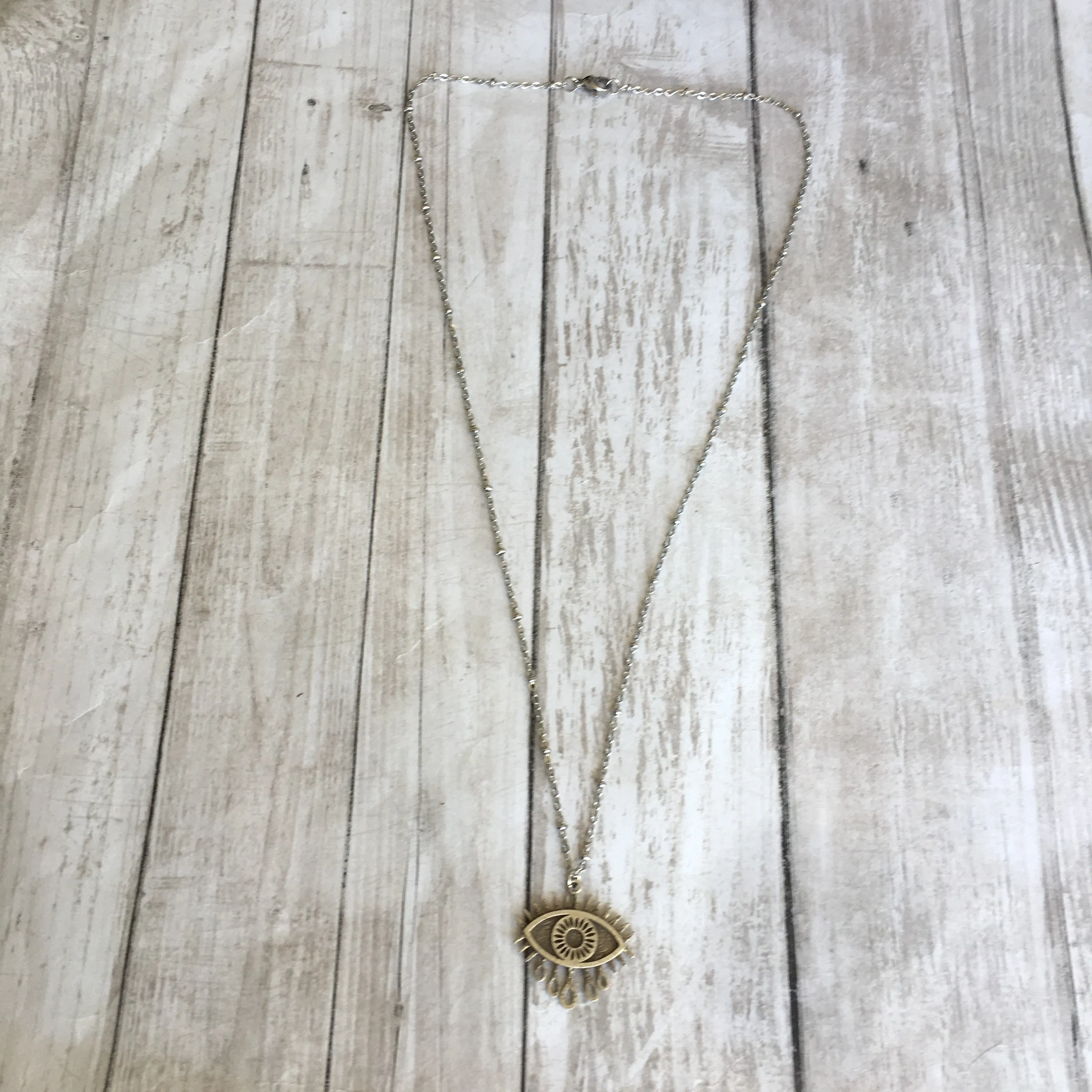 The Infinite Sadness in Silver Necklace