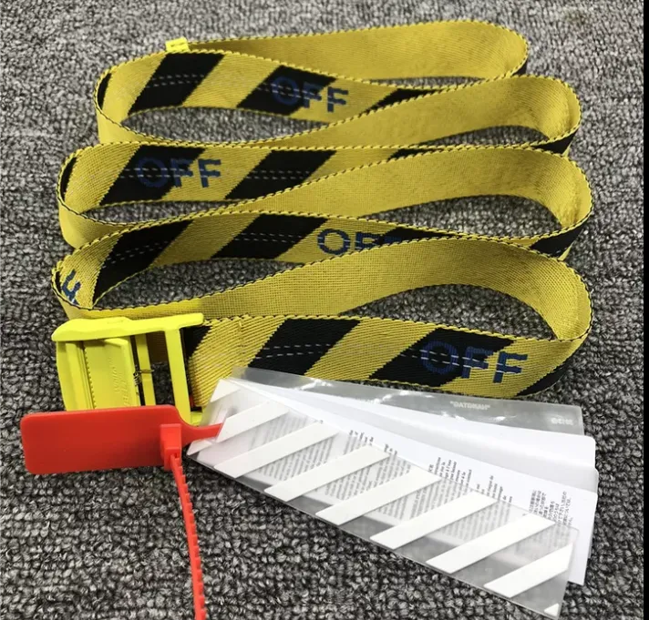 The Off White design belt