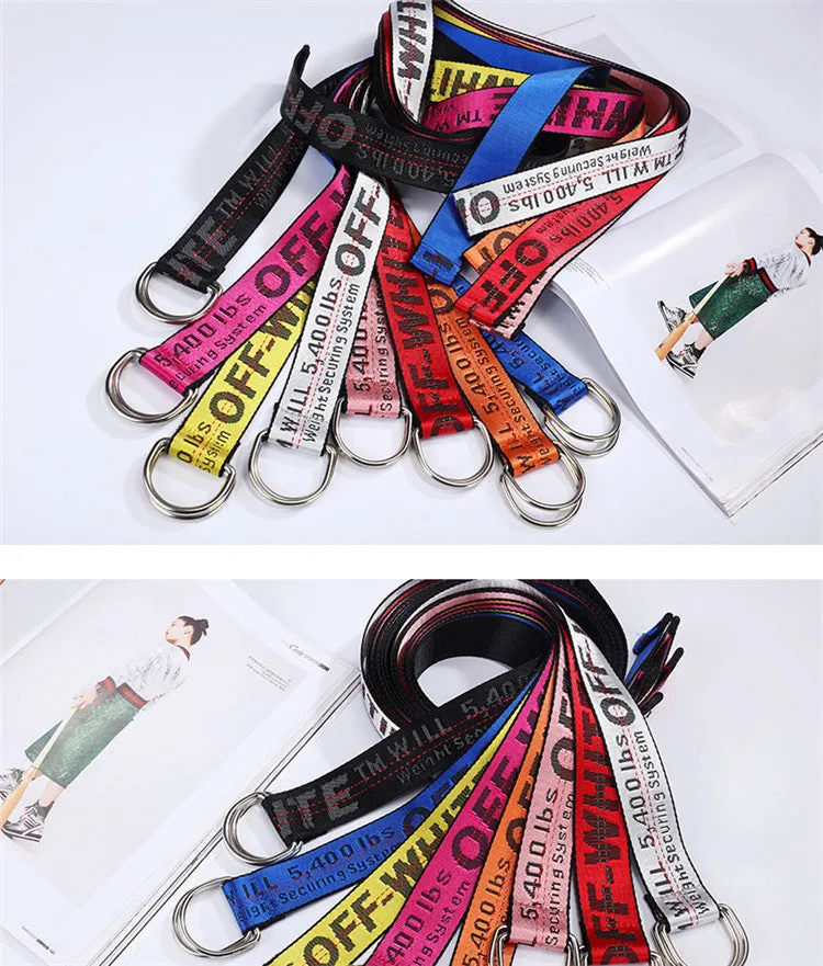 The Off White design belt