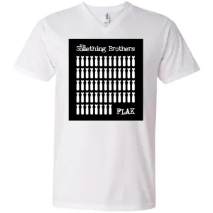 The Something Brothers FLAK Bombers Men's Printed V-Neck T-Shirt