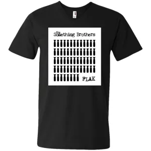 The Something Brothers FLAK Bombs Men's Printed V-Neck T-Shirt