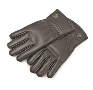 ThermaWear Men's Fleece-Lined Fashion PU Leather Gloves