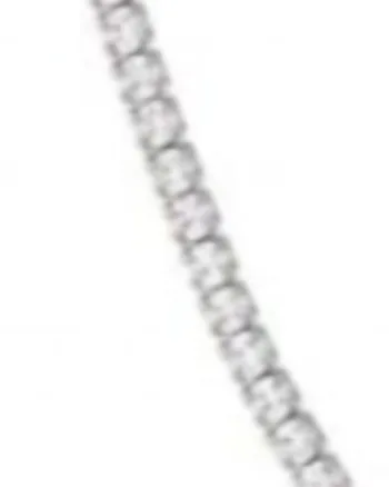 Thin Tennis Choker Silver One Size | Silver