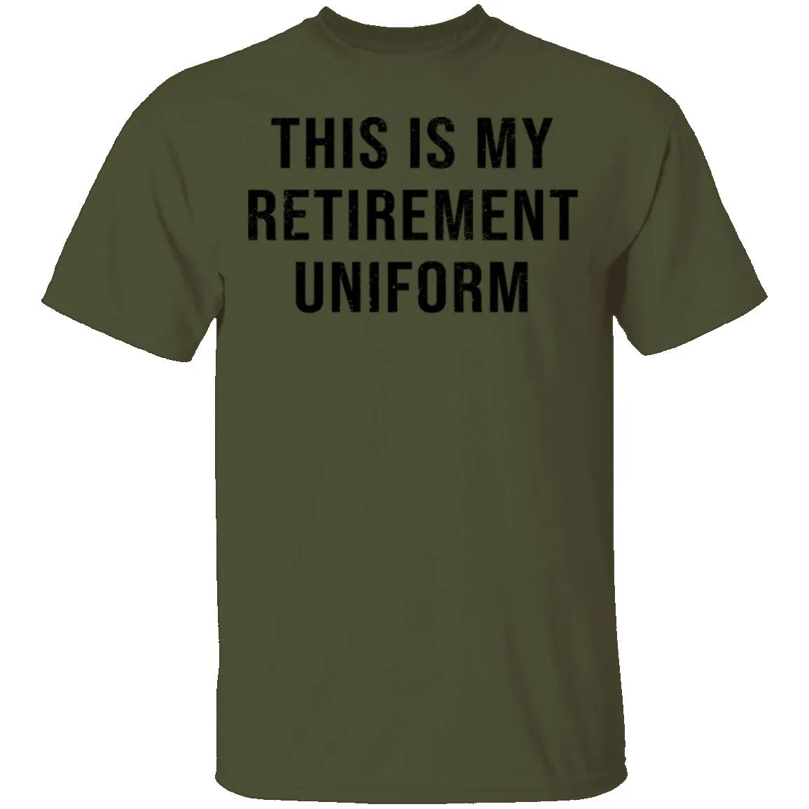 This Is My Retirement Uniform T-Shirt