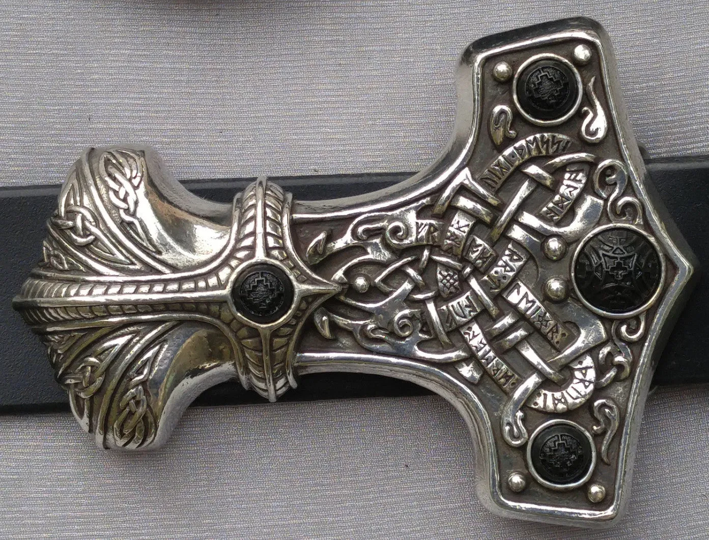 Thunder Hammer Belt Buckle by Alchemy England
