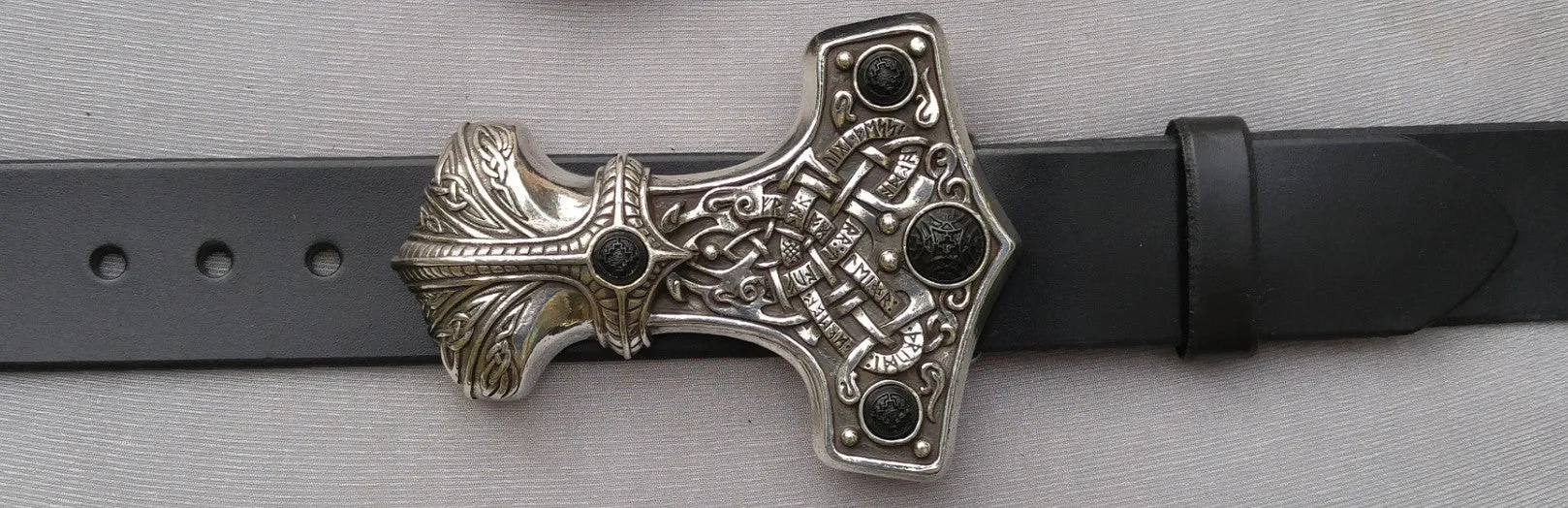 Thunder Hammer Belt Buckle by Alchemy England